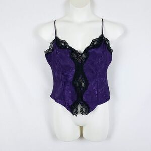 Victoria's Secret Gold Label Camisole Womens L Y2K Lingerie Top Steampunk Goth